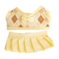 thumbnail image 1 of 2x Ropa para muñecas de niña Ropa para muñecas Regalo para niños Disfraces Miniatura desmontables Cómodos trajes para muñecas Adorables para muñecas falda amarilla, 1 of 8