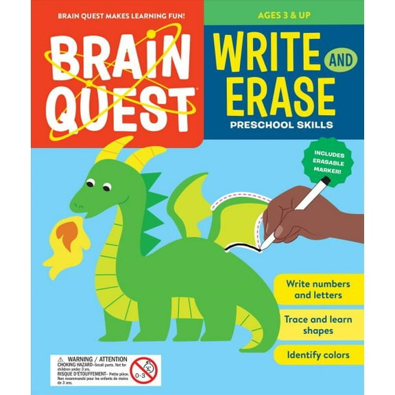Pre-Owned Brain Quest Write and Erase: Preschool Skills