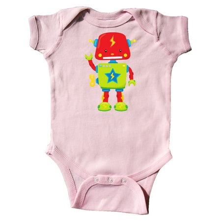 

Inktastic Cute Robot Little Robot Colorful Robot Gift Baby Boy or Baby Girl Bodysuit