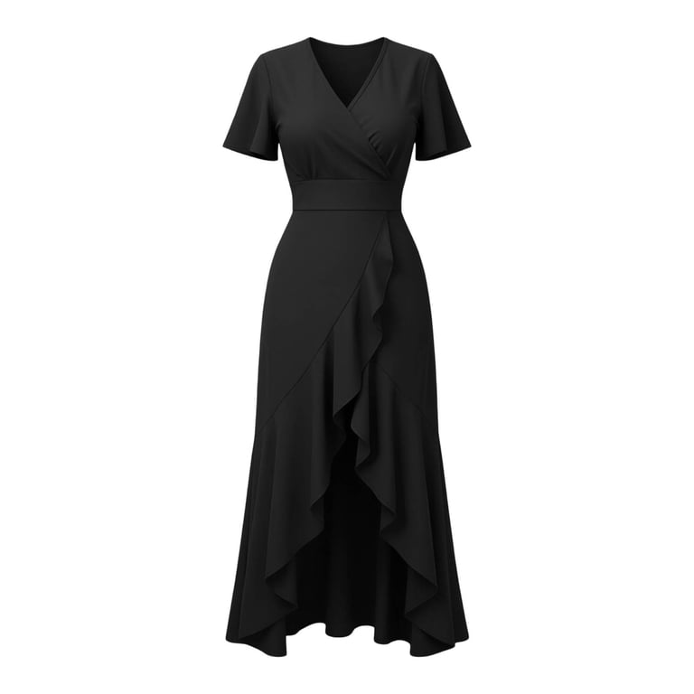 black western dress for wedding Indo Long Western Black Indo Western Dress Girls Dress Black Indo Loretta Wild Rose Western Wedding Guest Dress in Black blends western romance and boho elegance for weddings Womens Dress Semi Formal Wedding