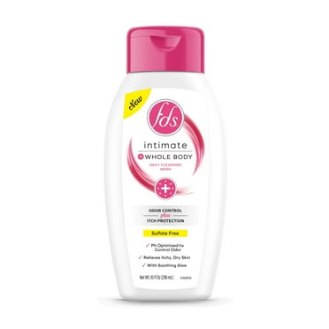 FDS Intimate + Whole Body Daily Cleansing Wash – Feminine Wash + Body Wash 10 oz.