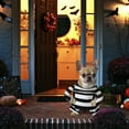 thumbnail image 5 of Halloween Dog Costume Prisoner Outfit - Funny Prison Pooch & Robber Pup Dress Up Pet Costume with Black and White Stripes for Small, Medium, Large Dogs for Holiday Party, Birthday & Photo Props, 5 of 5