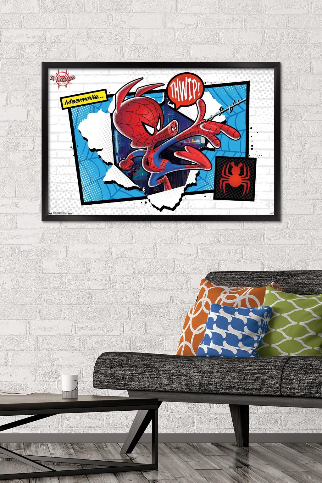 Marvel Cinematic Universe - Spider-Man - Into The Spider-Verse - Thwip Wall Poster, 22.375" x 34", Framed