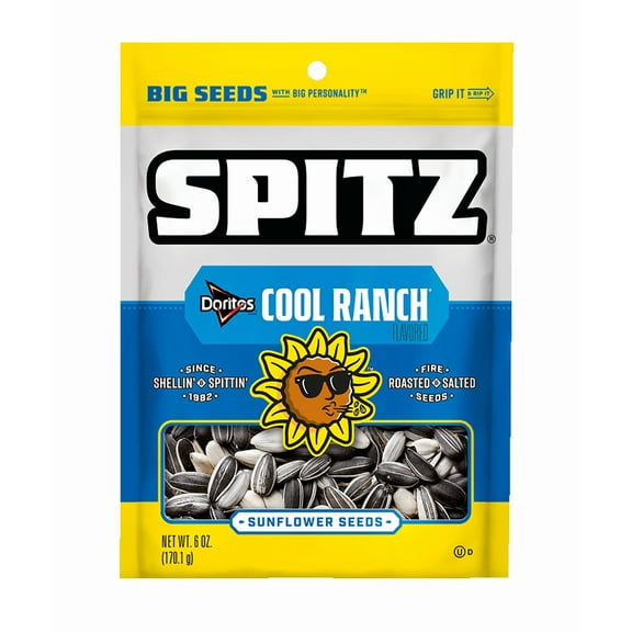Spitz Sunflower Seeds Doritos Cool Ranch 6 Oz