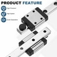 thumbnail image 3 of MGN7 50mm Linear Sliding Rail Guide with MGN7H Sliding Carriage Block and Mini Guide, Linear Motion Guideway for Mini Engraving CNC Machine 3D Printer, 3 of 7