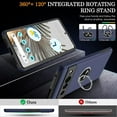thumbnail image 4 of Pixel 7 Pro case with Screen Protector, Shockproof Google Pixel 7 Pro Phone Case with Magnetic Kickstand Case for Google Pixel 7 Pro (Blue), 4 of 16