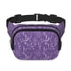 thumbnail image 1 of Fotbe Lavender Flowers Cangurera Cuadrada con Estampado de Doble Capa, Bolsa de Cintura Ajustable Mini para Hombres y Mujeres, 1 of 9