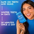 thumbnail image 3 of Crest 3DWhitestrips Noticeably White, At‑Home Teeth Whitening Strips, Enamel Safe, 10 Treatments, 3 of 12
