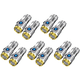 thumbnail image 1 of Linterna LED Brillante Al Recargable Tipo C 5 Modos 2 Piezas (2 Plateadas), 1 of 6