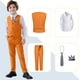thumbnail image 3 of Suit Reskay de 5 piezas para niños con chaleco, pantalones y corbata, talla 12, 3 of 6