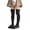 Black, variant on Girls Bow Knee High Socks Vertical Ribbed Cotton Long Stockings Soft Stretchy School Uniform Socks for Kids Daily Wear Party Dressy Outfits(3-8 Years,Pink)