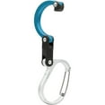 thumbnail image 2 of HEROCLIP Carabiner Clip and Hook (Mini) for Travel, Luggage, (Blue Steel), 2 of 6