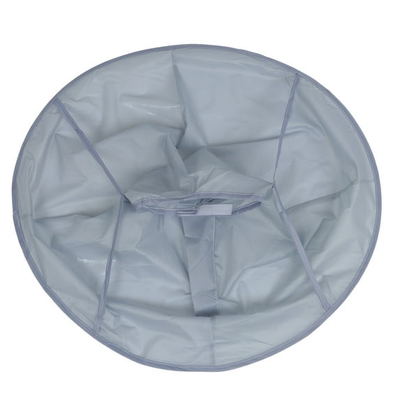 KALLORY 2Pcs Haircutting Cape Light Grey Salon Cloth Wrap Non Sticky Hair Cutting Supply