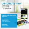 thumbnail image 2 of Cartucho de tinta HP 935XL Cian Original (C2P24AL) Para HP Officejet 6830, 6230 HP  C2P24AL, 2 of 2