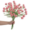 thumbnail image 4 of Artificial Flowers 19.3 Inch Long Stems Fake Silk Flowers for Home Decor Wedding Centerpieces Bouquet Vase Fillers Party Office Garden Decoration Single Pack, 4 of 6