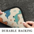 thumbnail image 6 of Beige Cartoon Dinosaurs Plants Pattern Door Rugs,Washable Non Slip Door Mats Indoor,Decorative Door Mats,Entry Mat Indoor for Entrance,Bedroom,Kitchen,Bathroom,30"x17", 6 of 6