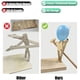 thumbnail image 4 of Batalla de globos de bambú con forma de hombre, luchador de madera con cabeza inflable, juego de batalla de globos de ritmo rápido con robots de madera para 2 jugadores, 4 of 5