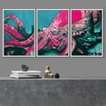 thumbnail image 2 of wall26 Framed Canvas Print Wall Art Set Spray Paint Monster Sea Octopus Graffiti &amp; Street Art Comic Book Illustrations Modern Art Urban Portrait for Living Room, Bedroom, Office - 24"x36&quo, 2 of 5