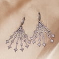 thumbnail image 2 of Vintage Moon Star Tassel Charms Hoop Earrings Stainless Steel Trendy Boho Party Jewelry Wedding Gift for Women Pendientes, 2 of 5