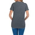 thumbnail image 4 of DYMADE Womens Summer Breathable Casual Love Printing Short Sleeve Round Neck Pregnancy Maternity T-Shirt, 4 of 4