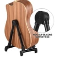 thumbnail image 3 of Yeacher Adjustable Folding Instrument Stand for Guitar Ukulele Violin Bass Classic Folk Electric Guitars Foldable Stand Holder A-frame Bracket Universal Compact Space-saving, 3 of 8