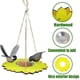 thumbnail image 5 of Contenedor de comida para alimentación, comedero automático para pájaros con forma de flores, alimentador automático para pájaros, funcionamiento suave, 5 of 7