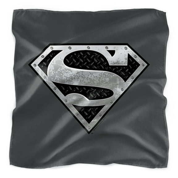 Superman Super Metallic Shield Bandana (21 in x 21 in)