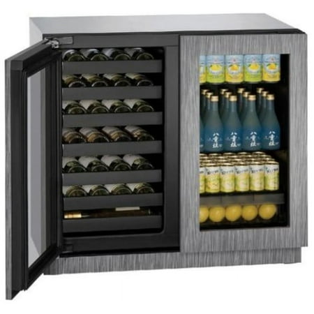 U-Line - Modular 3000 Series 31-Bottle Built-In Wine Refrigerator - Custom Panel Ready