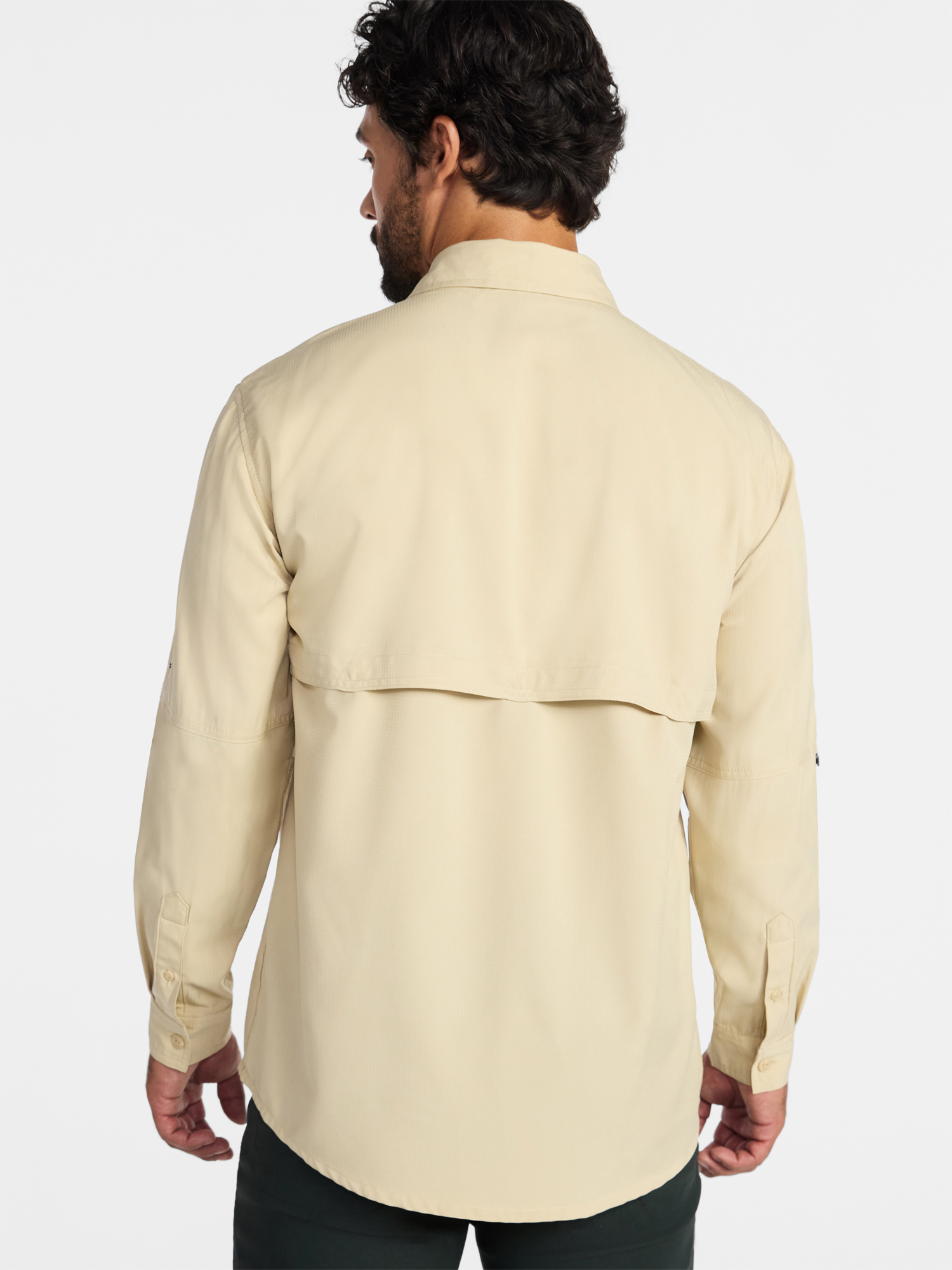 Ozark Trail Men's and Big Men's Upstream Shirt with Long Sleeves, Sizes S-3XL