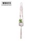 thumbnail image 2 of Yuarrent Cestas colgantes 100 hechas a mano, soporte para plantas, macramé, colgador de plantas, maceta para colgar en la pared interior, soporte para Jardín y Patio No.23 Yuarrent HA001777-23, 2 of 6