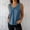 Blue, variant on Womens Tank Tops Sleeveless Shirts V Neck Linen Outfits Loose Fringe Vacation Clothes Black 2XL