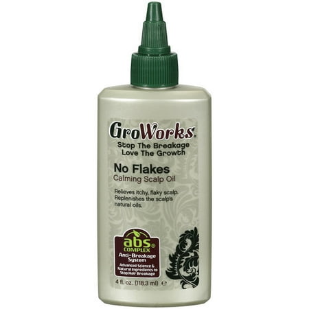 GroWorks No Flakes Calming Scalp Oil 4 Ounce