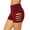 Wine, variant on Aayomet Women's Elastic Waist Shorts Summer Striped High Waisted Bow Tie Belted Shorts with Pockets Steel, M