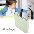 thumbnail image 3 of Green Hidden Knife Storage Holder and Organizer for Kitchen Cabinet, 3 of 8