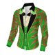 thumbnail image 5 of TaTaai Women's Mardi Gras Print Long Sleeve Casual Loose Shirt Unisex Lapel Button Down Blouse Fashion Holiday Top for Daily Office Party Streetwear Spring Summer Wear Gift, 5 of 9