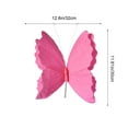 thumbnail image 3 of Butterfly Flower Wreath Garland, Artificial Floral Door Wreath, Spring Summer Wedding Party Outdoor Decoration ( Pink ), 3 of 6