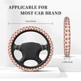 thumbnail image 5 of Fotbe Hand Drawn Watermelon Steering Wheel Cover Universal 15 in Car Accessories for Men Women,Steering Wheel Protector Comfortable Protective Case for SUV Sedan Decor, 5 of 8