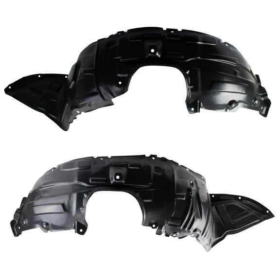TRQ Inner Fender Liner Set Fits Select 2006-2010 Mazda 5 MA1248131 MA1249131