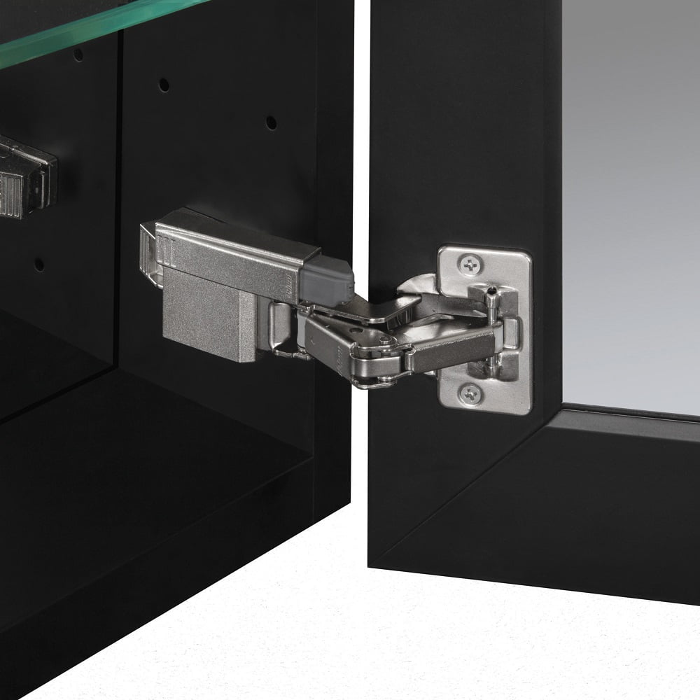 Taimei, Bathroom Mirror Cabinet, Stainless Steel, Aluminum, Glass, Mirrored, Polystyrene, 16" W x20" H x 4.5/8 D, Satin