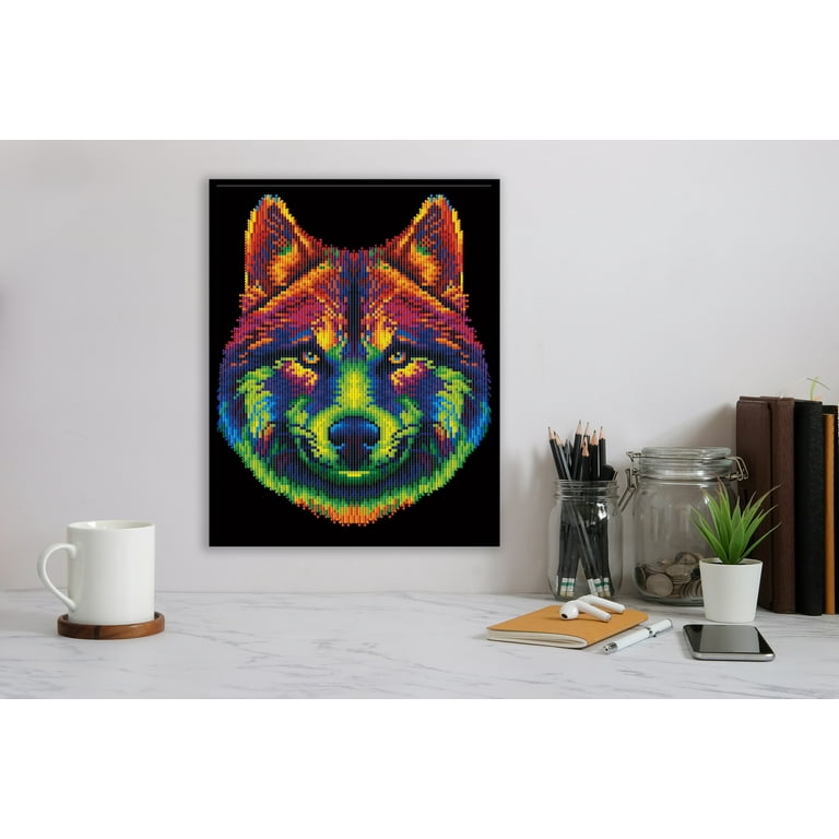 DIAMOND DOTZ® Neon Wolf Special Edition Diamond Painting Kit