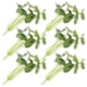 thumbnail image 5 of 8 piezas de decoración de planta verde simulada, decoración de hoja de loto pequeña artificial (verde), 5 of 5