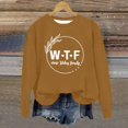 thumbnail image 2 of Womens Turkey Family Shirt Wtf Turkey Family Sweatshirt Wtf Shirts Thanksgiving Sweatshirt, 2 of 4