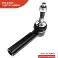 thumbnail image 2 of A-Premium Set of 4, Front Inner & Outer Tie Rod End Kit, Compatible with Ford Expedition 2003-2006, Lincoln Navigator 2003-2006, Replace # ES3695 EV456, 2 of 8