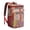 Red-12, variant on Retro Tribal Insulated Cooler Backpack - 20L Soft Cooler Bag, Rustic Home Decor for Picnic