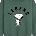 thumbnail image 3 of Peanuts - Snoopy and Friends - Women's Lightweight French Terry Long Sleeve Shirt, 3 of 6