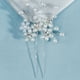 thumbnail image 4 of KAKOWELY Horquilla con perlas y diamantes de imitación en forma de U para el pelo, accesorio para el pelo de novia, 4 of 5
