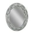thumbnail image 2 of Headwest Inc Headwest Reeded Charcoal Tiles Oval Wall Mirror - Black/Grey - 23 X 29, 2 of 3