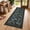 Black, variant on Nanan 2'x6' Vintage Forest Scene Runner Rug, Machine Washable Low Pile Non-Slip Indoor Rug for Hallway Kitchen Laundry Room, Camel