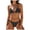Black, variant on Women & Teen Girl Two Piece String Bikini Set Floral Halter Side Tie Triangle Thong Swimsuits Bathing Suit (Red, M)
