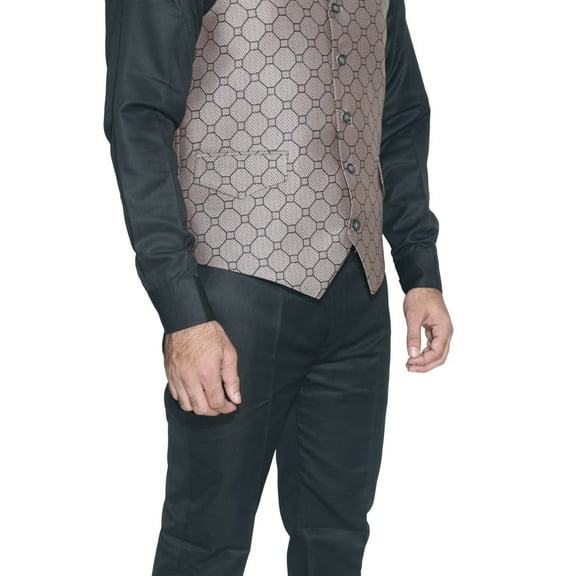 Luxe Jacquard Nehru Jacket for Men - Stylish Indian Wedding Vest Coat, Designer Formal Party Wear, Nehru Collar Vest, Elegant Men’s Fashion, XS to XXXL